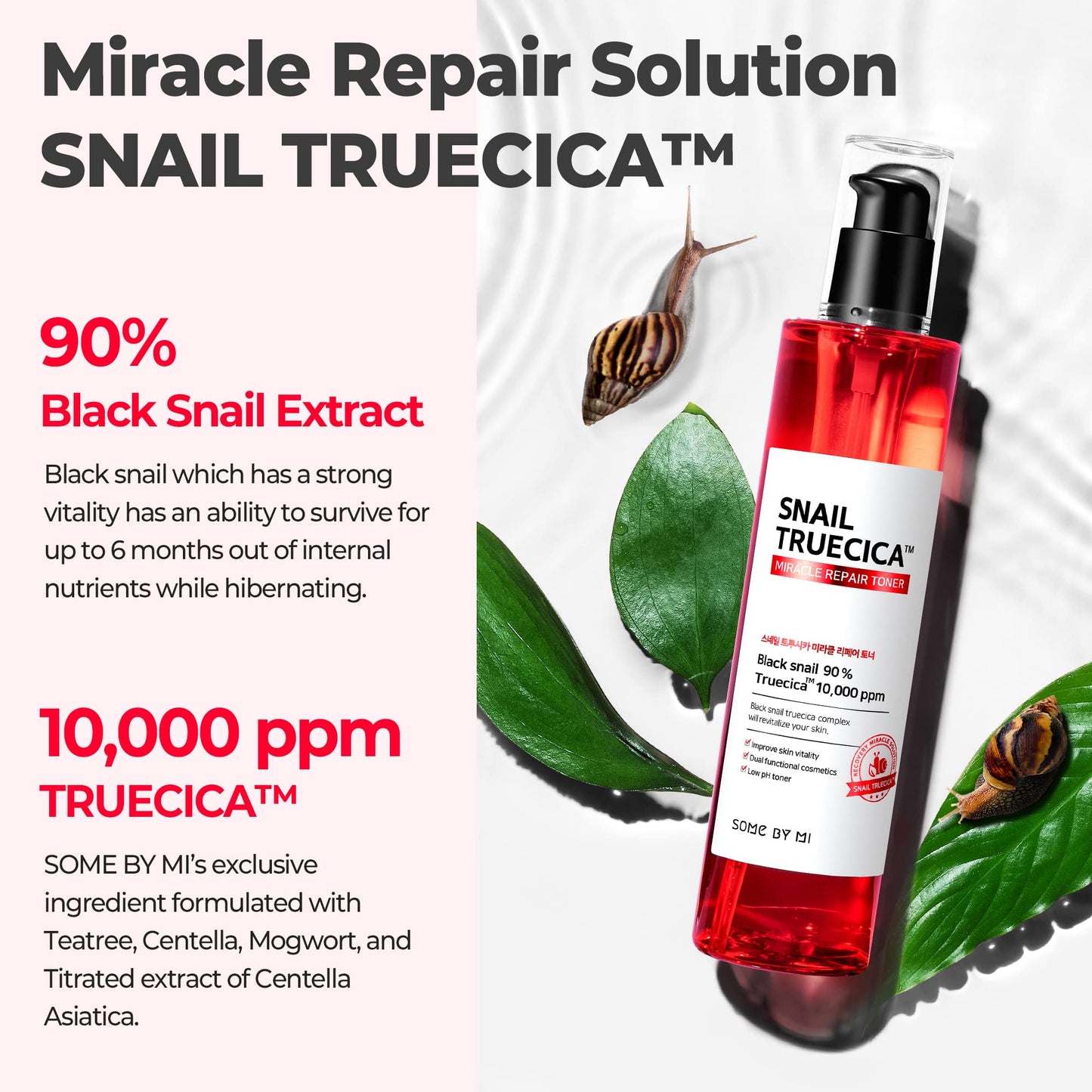 Snail Truecica Miracle Repair Toner de Somebymi