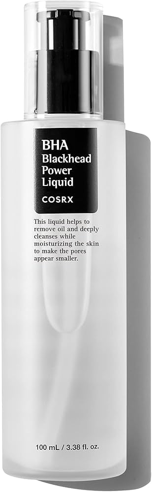 Liquide puissant pour points noirs Cosrx BHA, 100 ml:Essence anti-points noirs pour le nez, le front et le menton