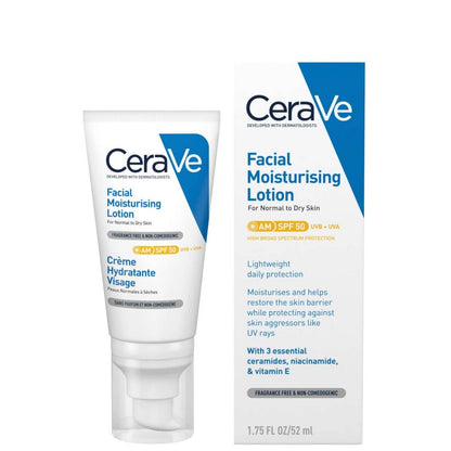 Crème hydratante visage SPF 50